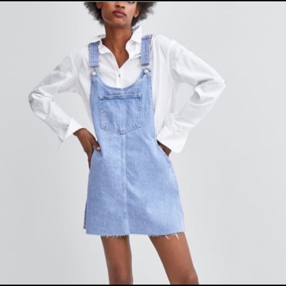 denim pinafore dress zara Zara | Dresses | Zara Light Blue Pinafore Denim Dress